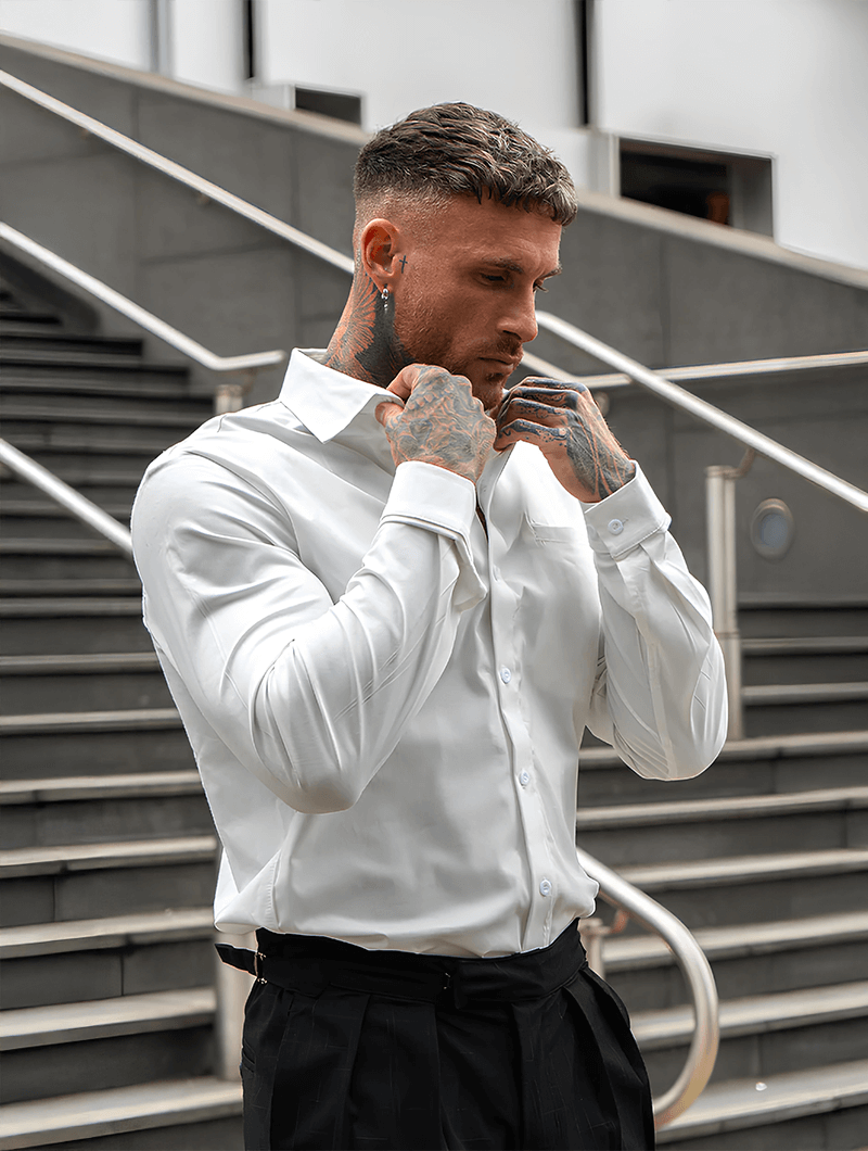 Clifford Plain White Shirt