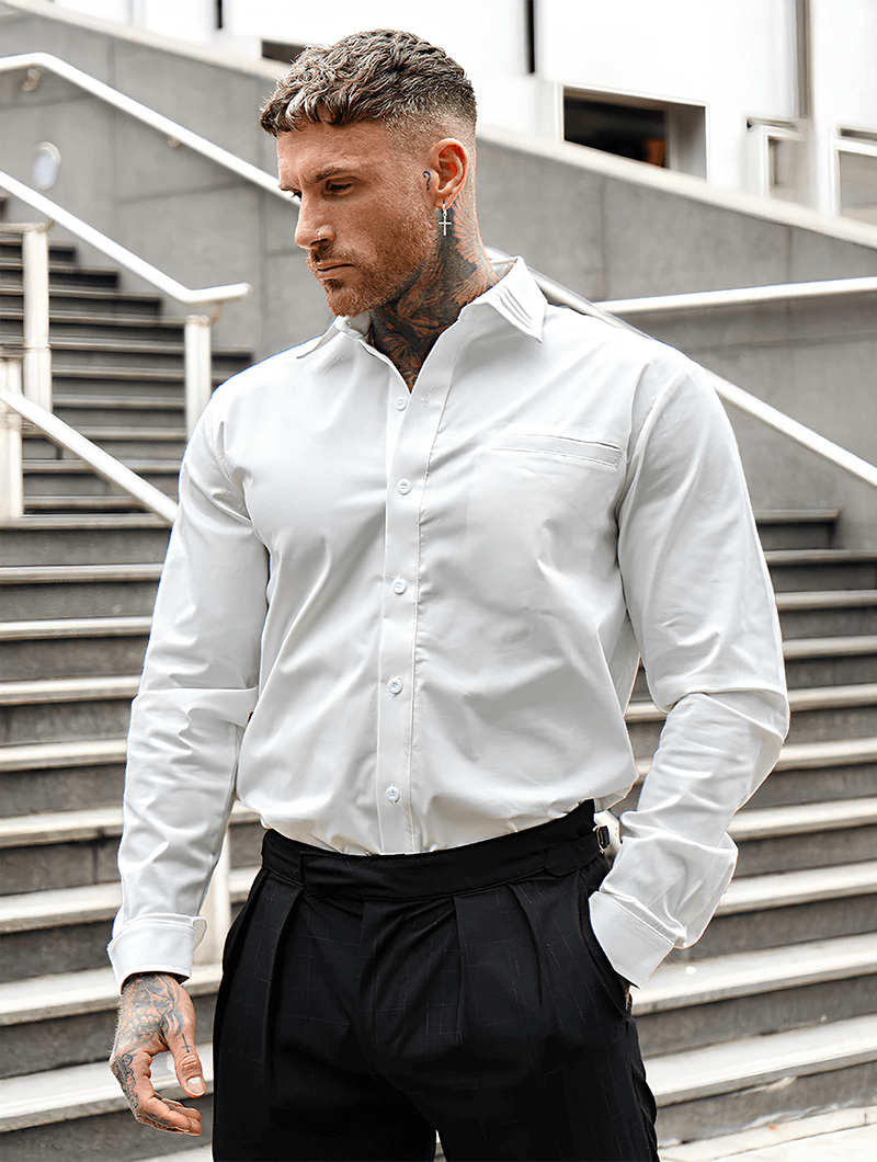 Clifford Plain White Shirt